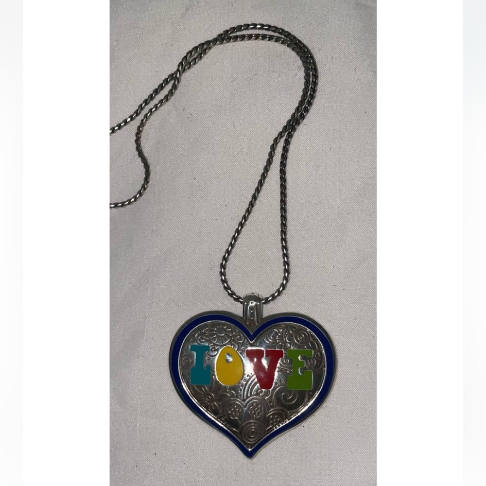 SALE🎈NWOT BRIGHTON LOVE STATEMENT REVERSIBLE GORGEOUS NECKLACE! DO NOT MISS OUT - Picture 4 of 6